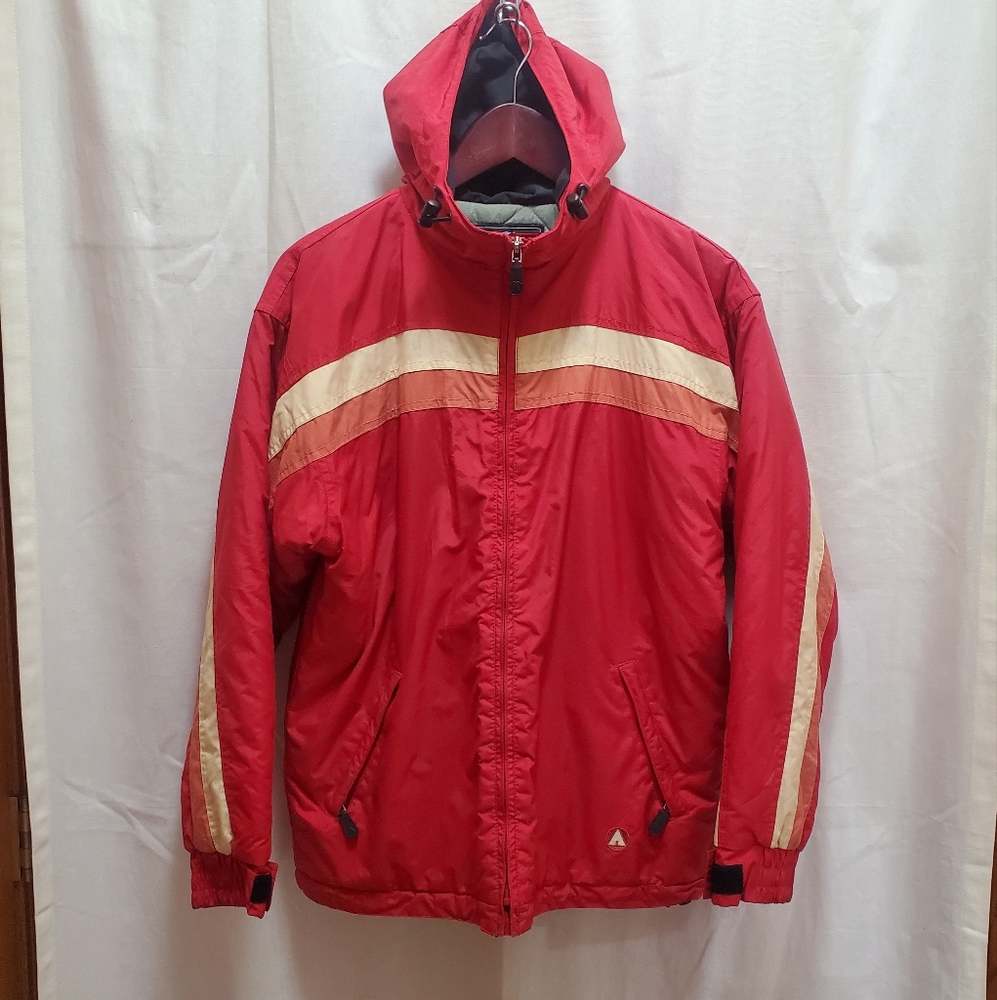 Women's Vintage 90s Airwalk Red Hooded Jacket